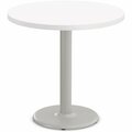 Special-T Table, Round, 36in Dia x 29in, Fog Gray Base/White Top SCTCANT236GWH